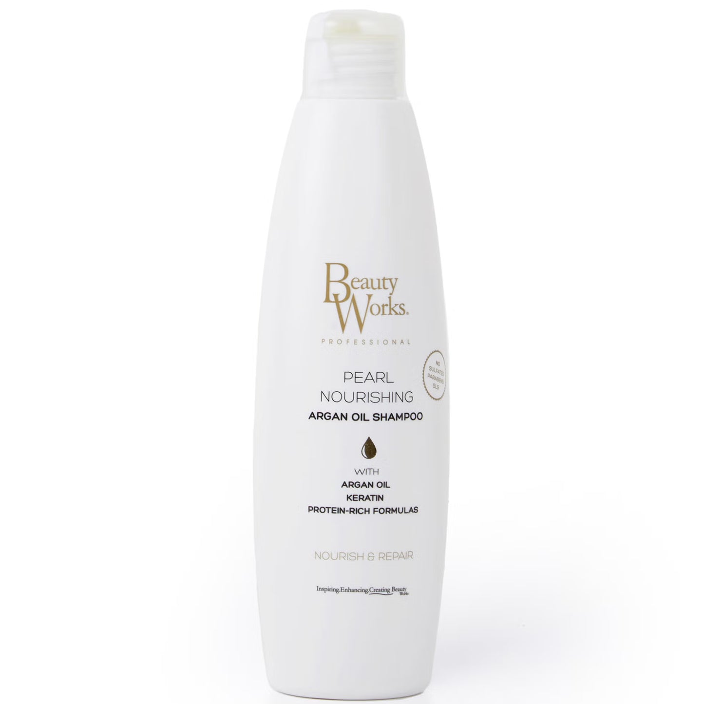 Beauty Works Peal Nourishing Argan Oil Shampoo (No Sulfates SLS) 250ml